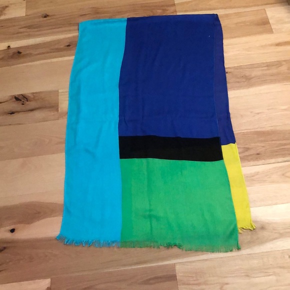 Kate Spade Cyber Color block scarf - Picture 2 of 3